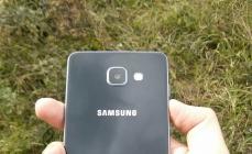 ﻿Обзор Samsung Galaxy A5 SM-A510F (2016) Duos: стильный и дорогой смартфон