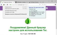 Tor բրաուզեր - ինչ է դա և ինչպես է Tor-ը թույլ տալիս թաքցնել ձեր առցանց գործունեությունը