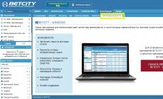 Betcity-ის კომპიუტერული აპლიკაცია და Betcity დანამატის პროგრამული უზრუნველყოფის ჩამოტვირთვის წესები