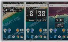 How to return a large clock to your smartphone screen (Android)