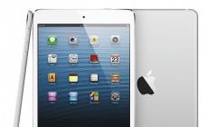 Jämförelse av iPad mini med andra generationens iPad mini Retina-surfplatta